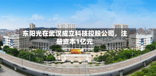 东阳光在武汉成立科技控股公司，注册资本1亿元-第2张图片